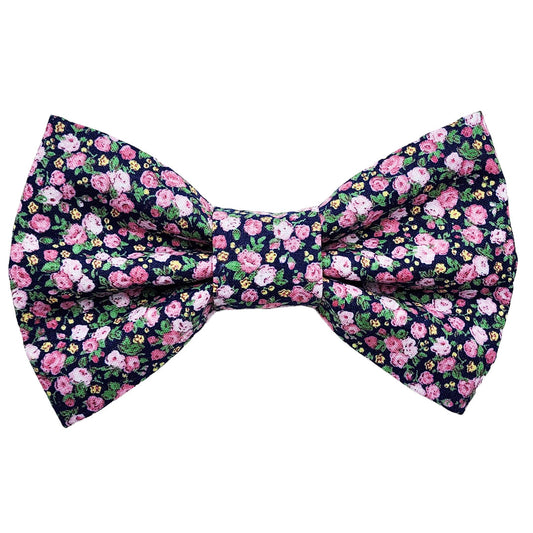 Winter Blossom Dog Bow Tie - handmade Dog Bow Tie from Styled Up Pup - Shop now at Styled Up Pup 