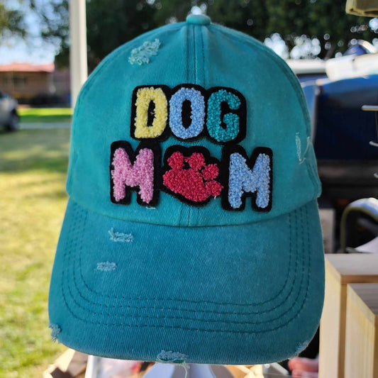 Dog Mum Embroidered Adjustable Baseball Cap