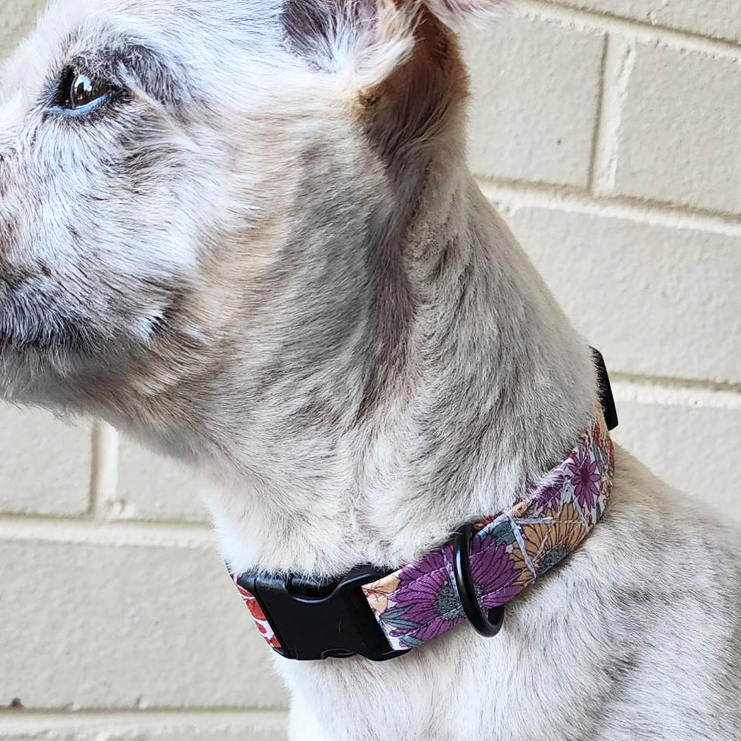 Autumn's Cottage Floral Dog Collar - handmade Dog Collar from Styled Up Pup - Shop now at Styled Up Pup 