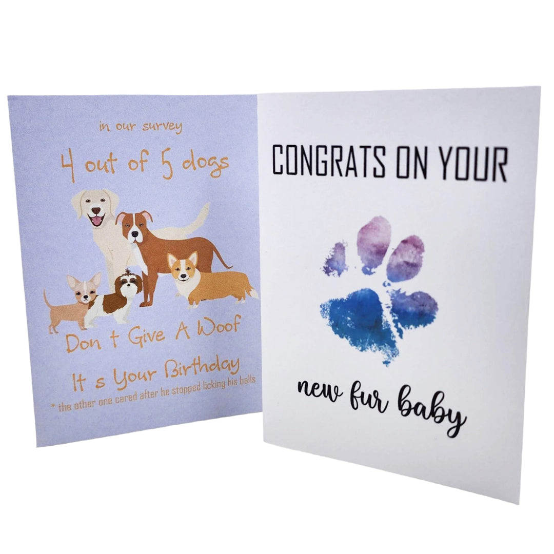 Happy Birthday Barkday card - Dogs don't give a woof its your birthday - handmade  from Styled Up Pup - Shop now at Styled Up Pup 