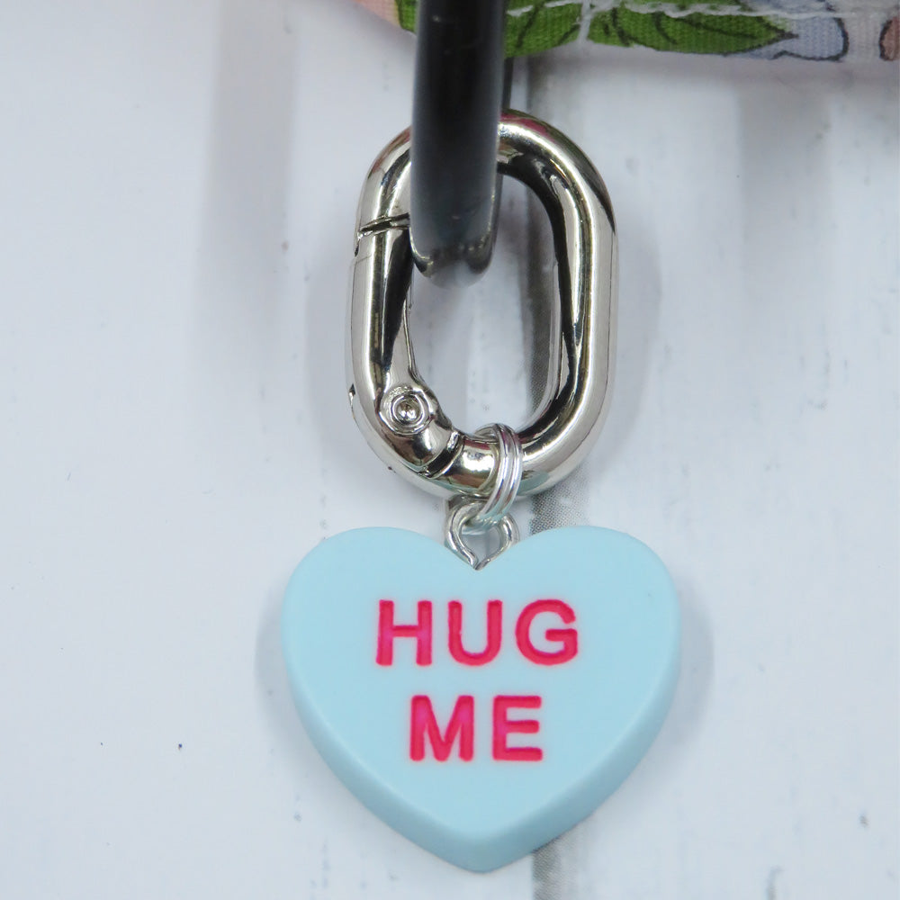 Candy Heart Dog Collar Charm (Sweet Heart & Hug Me) - Valentine’s Day