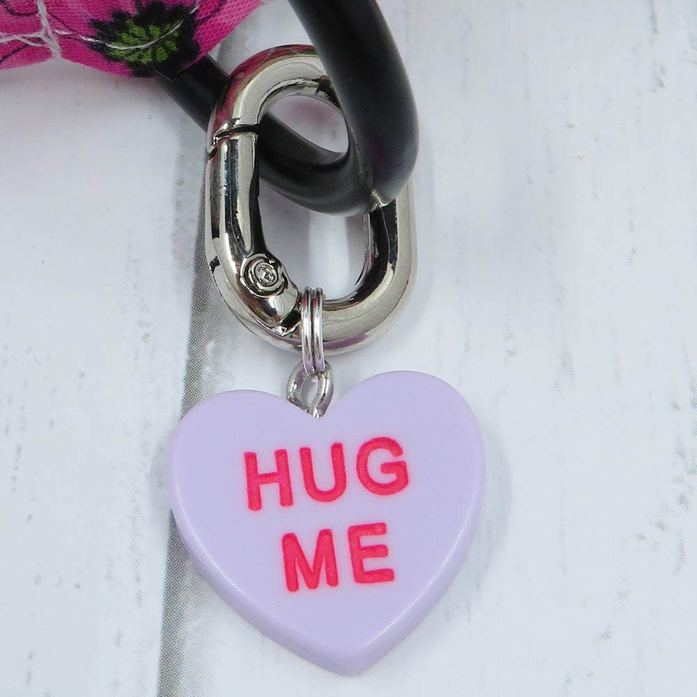 Candy Heart Dog Collar Charm (Sweet Heart & Hug Me) - Valentine’s Day