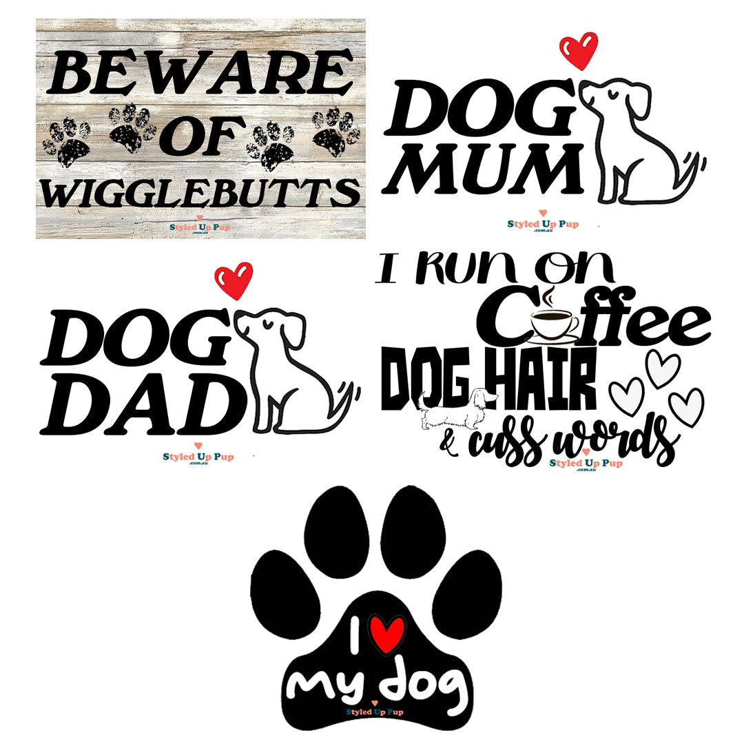 Dog Lover Fridge Magnets - handmade Magnet from Styled Up Pup  - Shop now at Styled Up Pup 