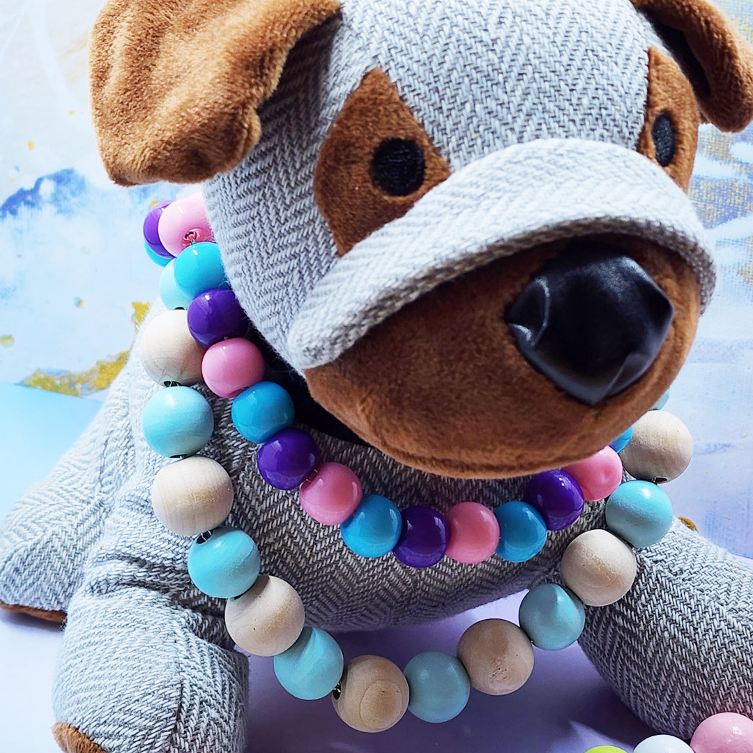 The Candy Paw - Beaded Dog Collar Necklace - Medium - handmade Dog Collar Necklace from Styled Up Pup - Shop now at Styled Up Pup 