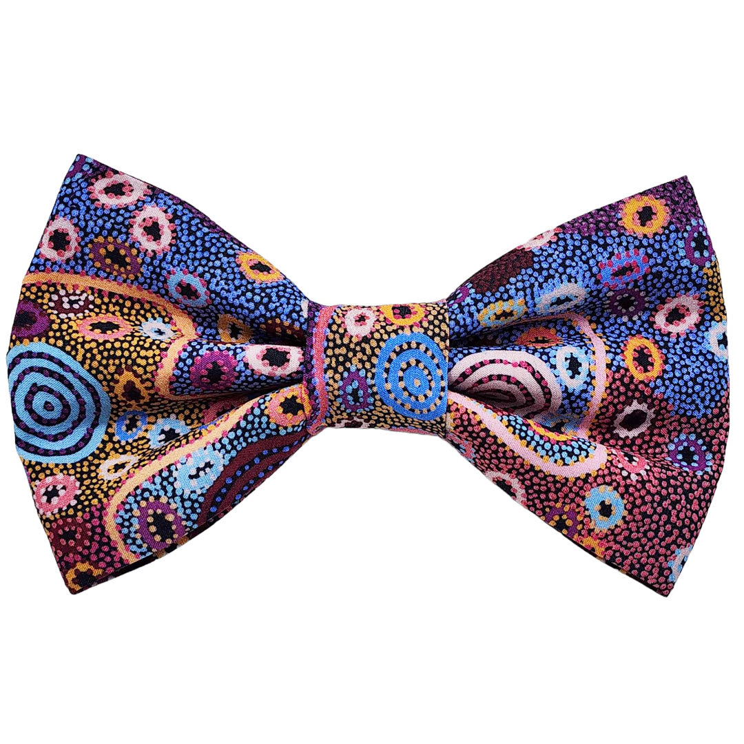 Indigenous Print Dog Bow Tie - handmade Dog Bow Tie from Styled Up Pup - Shop now at Styled Up Pup 