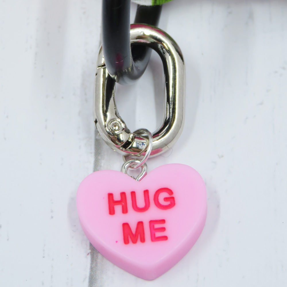 Candy Heart Dog Collar Charm (Sweet Heart & Hug Me) - Valentine’s Day