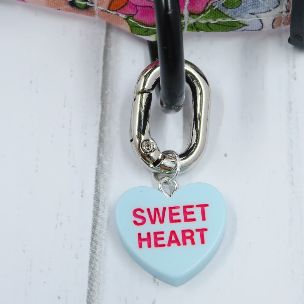 Candy Heart Dog Collar Charm (Sweet Heart & Hug Me) - Valentine’s Day