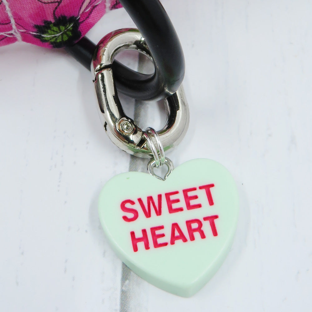 Candy Heart Dog Collar Charm (Sweet Heart & Hug Me) - Valentine’s Day