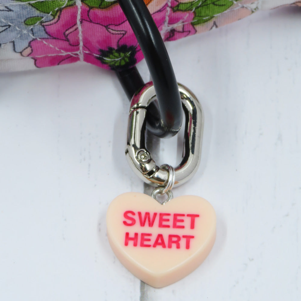 Candy Heart Dog Collar Charm (Sweet Heart & Hug Me) - Valentine’s Day