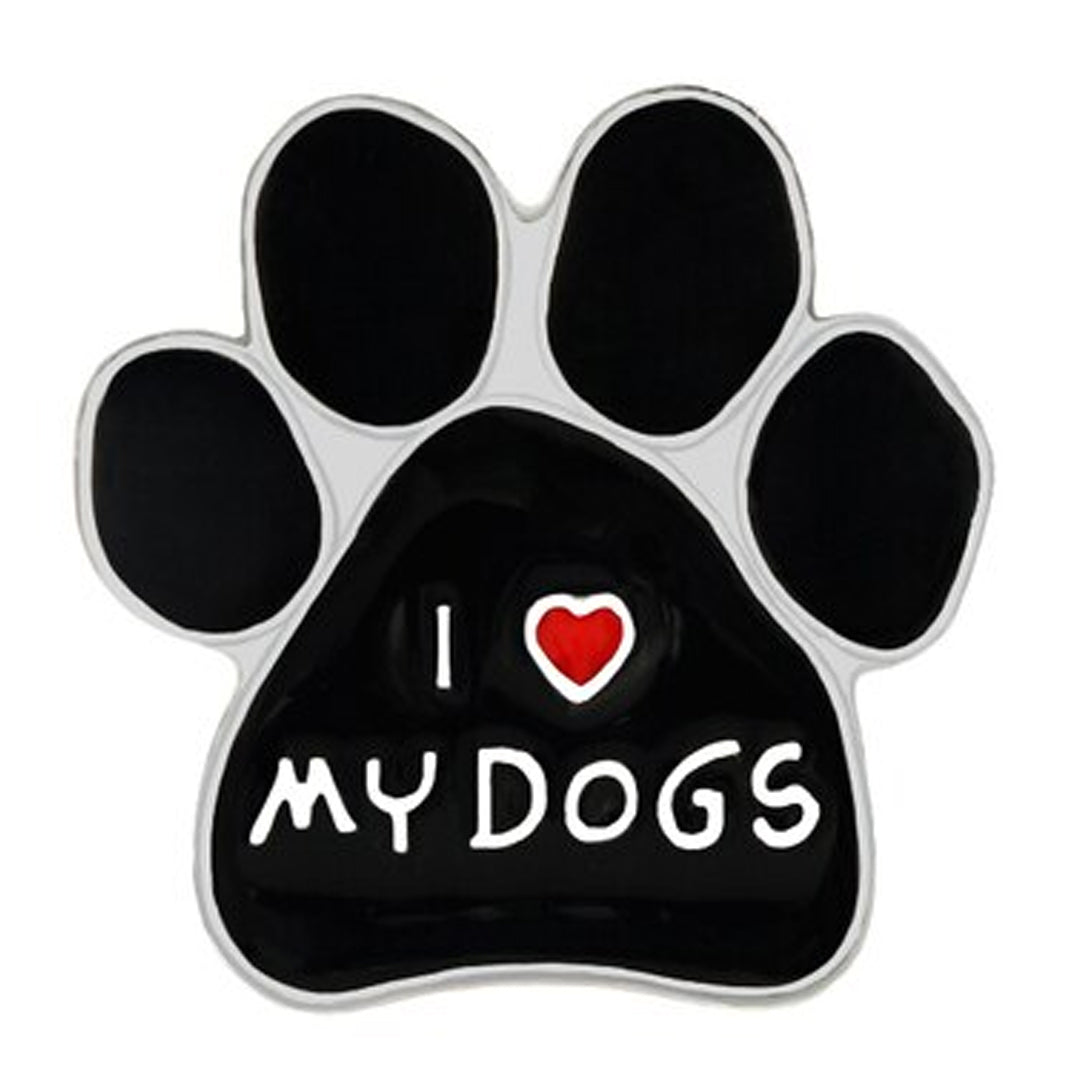 Paw Pins - I Love My Dog | I Love My Grandog | My Kids Have 4 Paws | Metal Pin Badge | Dog Lover Badge - handmade  from Styled Up Pup  - Shop now at Styled Up Pup 