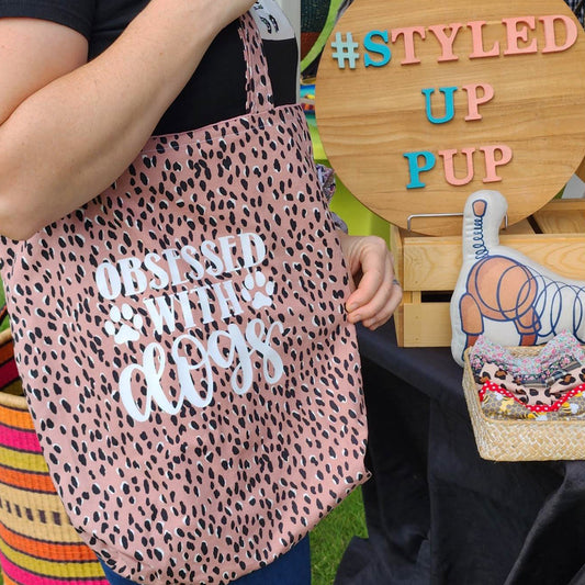 Obsessed With Dogs Tote Bag - handmade Tote Bag from Styled Up Pup - Shop now at Styled Up Pup 