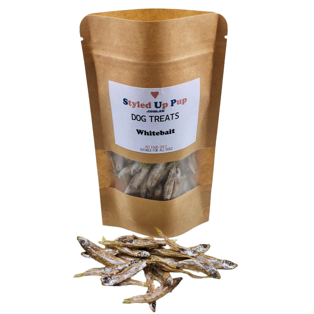 100% Whitebait Jerky Dehydrated Dog Treats | Styled Up Pup - handmade Dog Treats from Styled Up Pup - Shop now at Styled Up Pup 